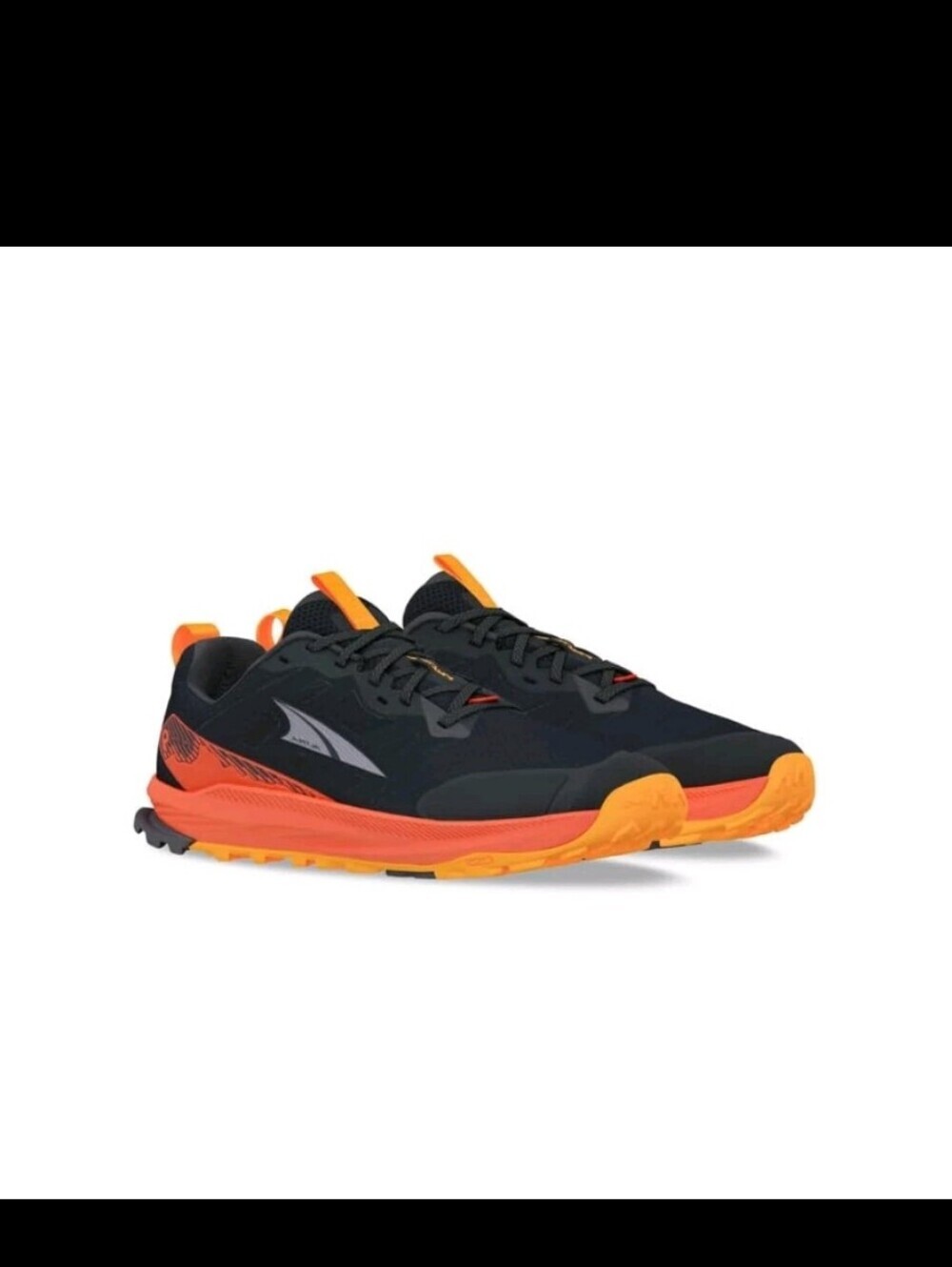 Altra Men's Lone Peak 9 Zero‑Drop Trail Running Shoes -Black/Red - Picture 6 of 9